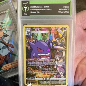 Graded  Pokémon card by degree grading